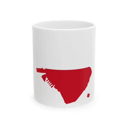 FlagMap City of Manila 1850 (Philippines) White Coffee Mug 11oz - Go Mug Yourself