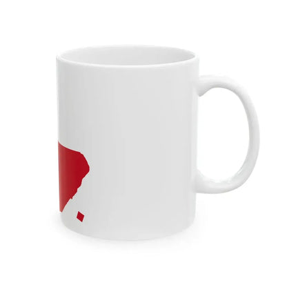 FlagMap City of Manila 1850 (Philippines) White Coffee Mug - Go Mug Yourself