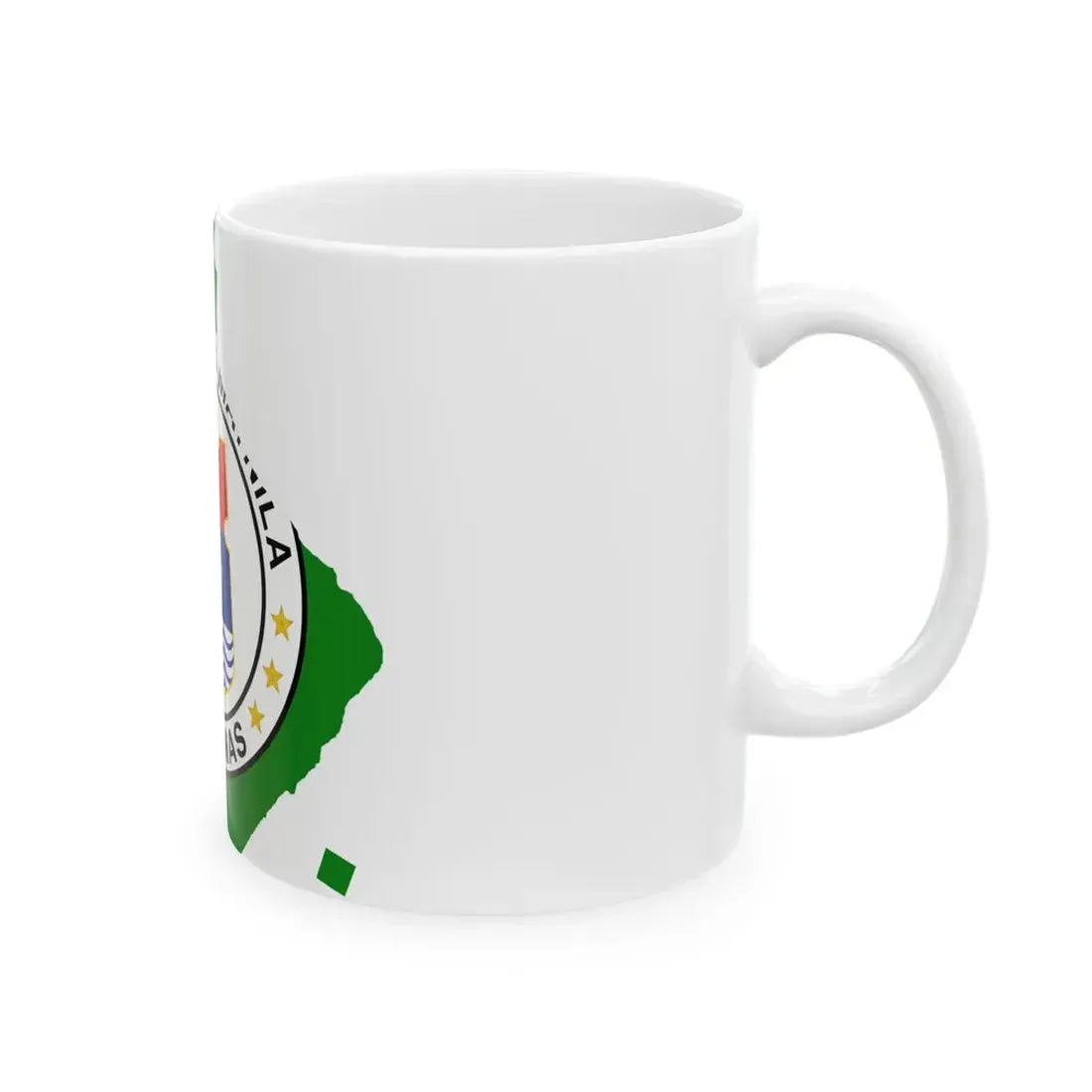 FlagMap City of Manila (Philippines) White Coffee Mug - Go Mug Yourself