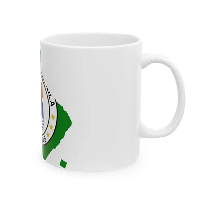 FlagMap City of Manila (Philippines) White Coffee Mug - Go Mug Yourself