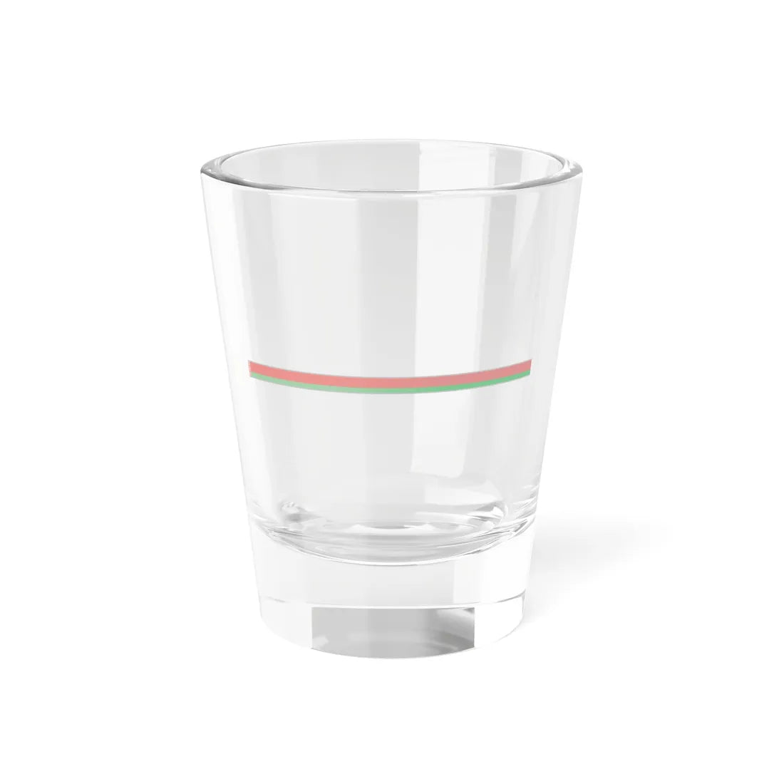 FlagRibbon Belarus (Belarus) Shot Glass 1.5oz 1.5oz - Go Mug Yourself