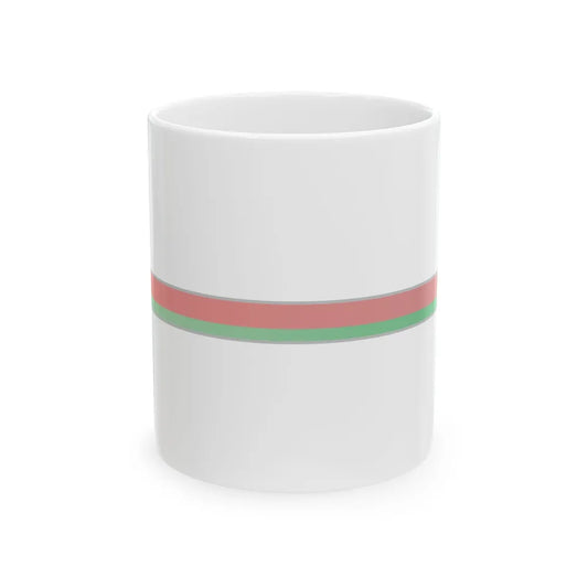 FlagRibbon Belarus (Belarus) White Coffee Mug 11oz - Go Mug Yourself