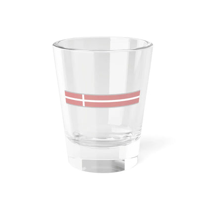 FlagRibbon Denmark Sup Shrt (Denmark) Shot Glass 1.5oz 1.5oz - Go Mug Yourself
