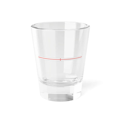 FlagRibbon England (England) Shot Glass 1.5oz 1.5oz - Go Mug Yourself