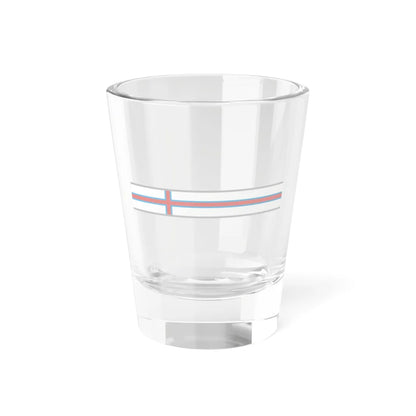 FlagRibbon Faroe Sup Shrt Shot Glass 1.5oz 1.5oz - Go Mug Yourself