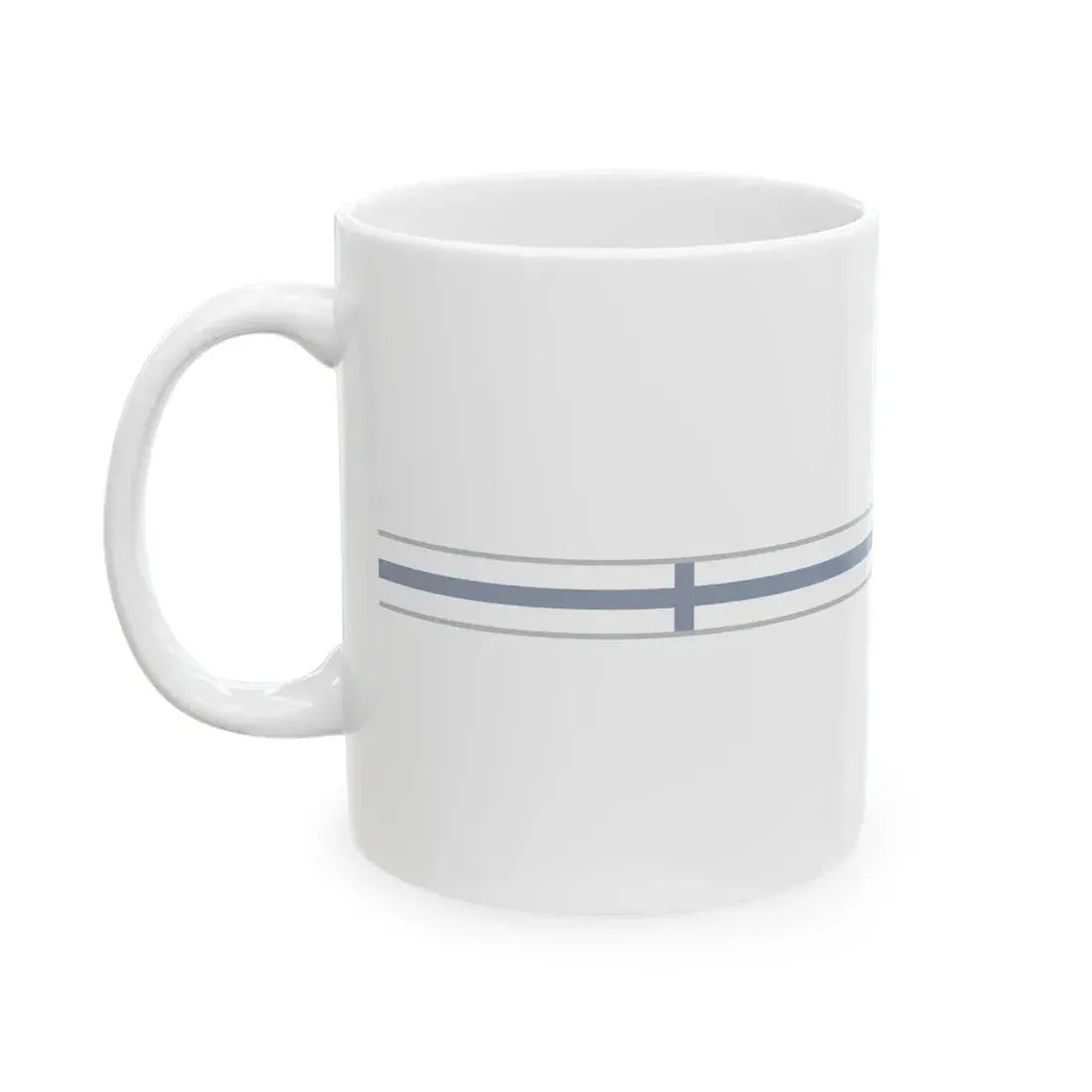 FlagRibbon Finland (Finland) White Coffee Mug - Go Mug Yourself