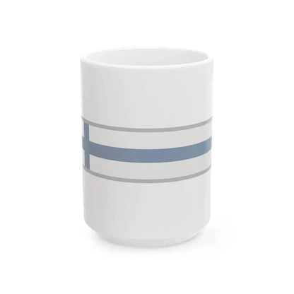 FlagRibbon Finland Sup Shrt (Finland) White Coffee Mug 15oz - Go Mug Yourself