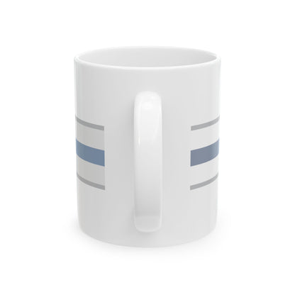FlagRibbon Finland Sup Shrt (Finland) White Coffee Mug-Go Mug Yourself