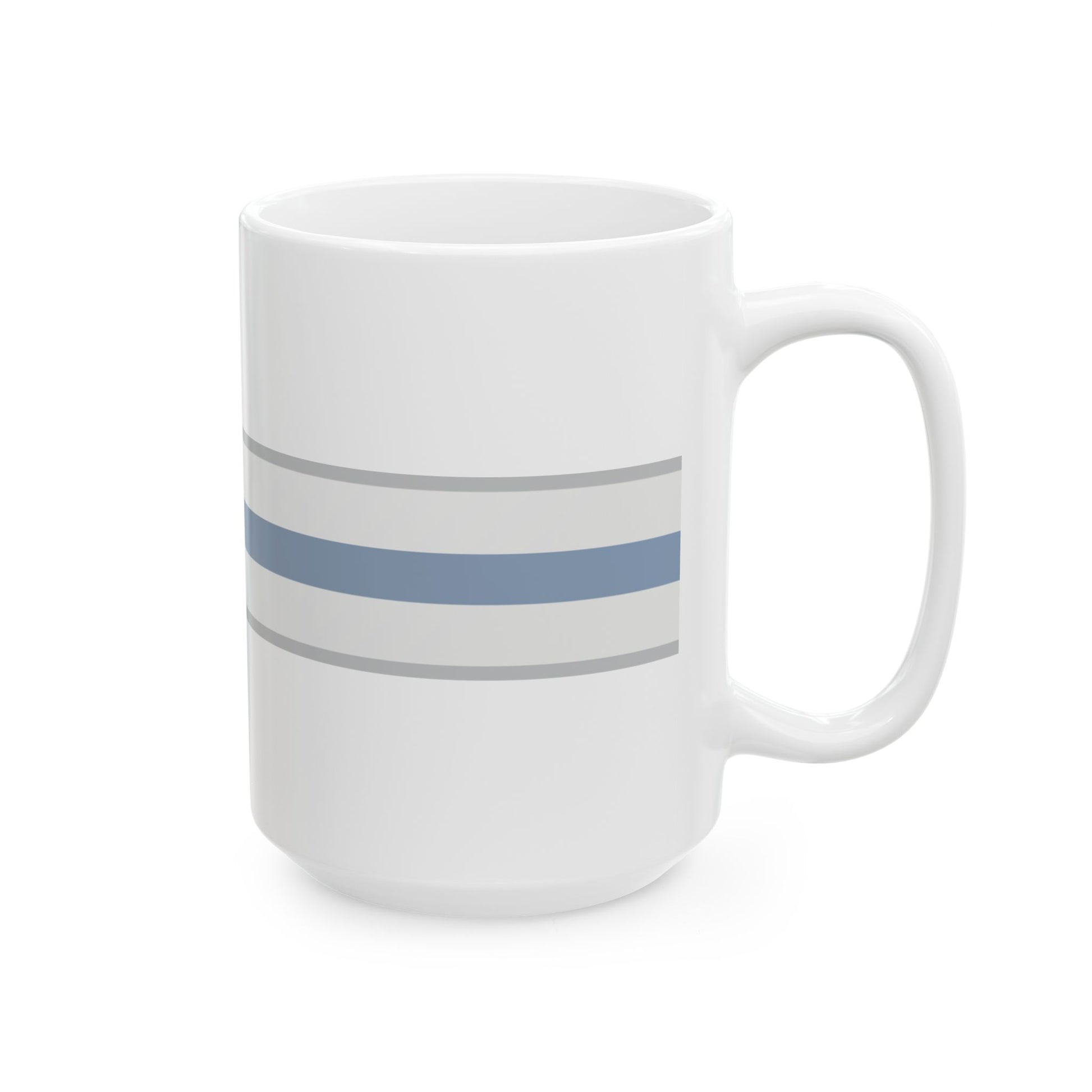 FlagRibbon Finland Sup Shrt (Finland) White Coffee Mug-Go Mug Yourself