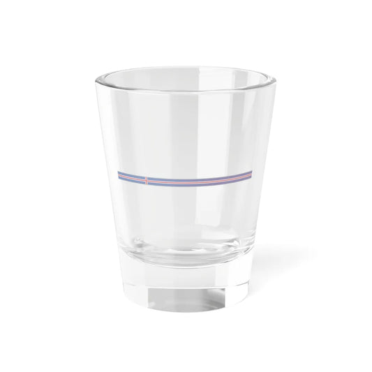 FlagRibbon Iceland (Iceland) Shot Glass 1.5oz 1.5oz - Go Mug Yourself