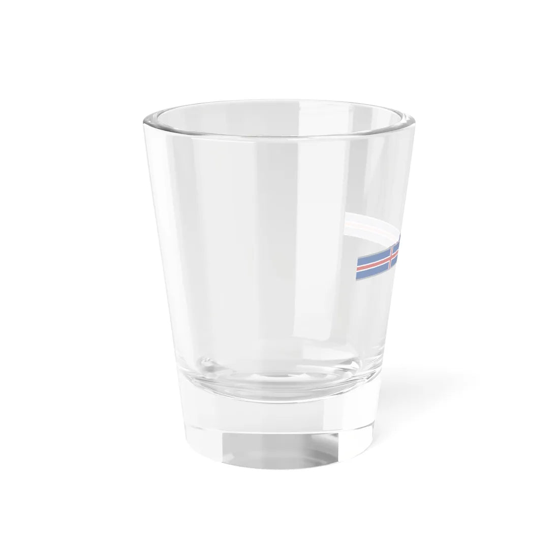 FlagRibbon Iceland Shrt (Iceland) Shot Glass 1.5oz - Go Mug Yourself