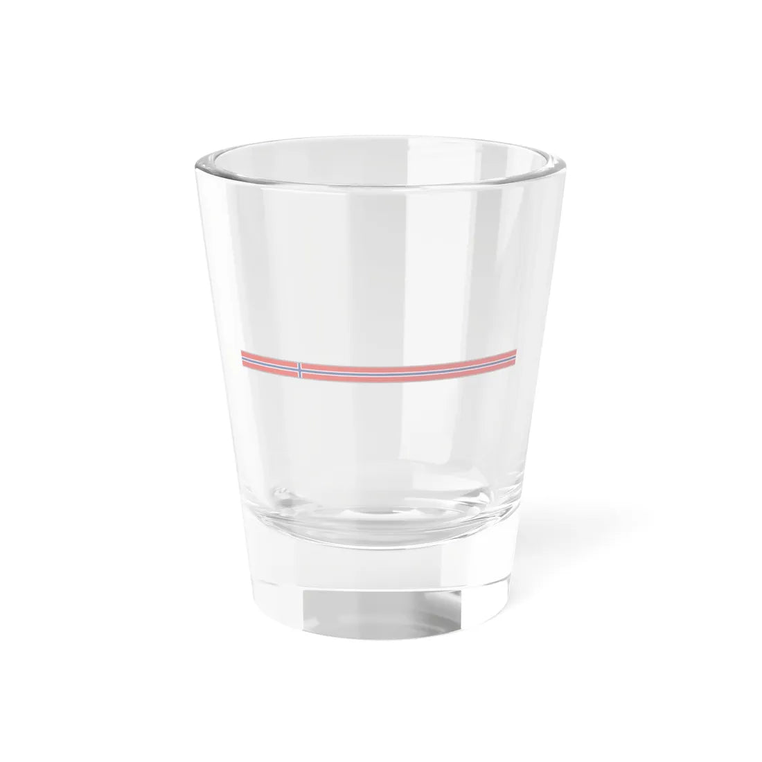 FlagRibbon Norway (Norway) Shot Glass 1.5oz 1.5oz - Go Mug Yourself