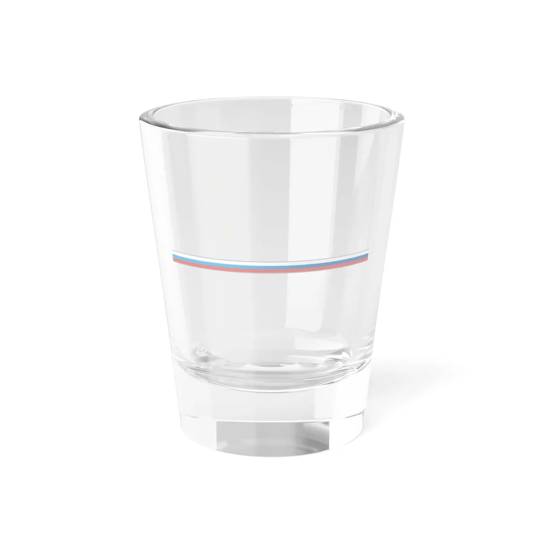 FlagRibbon Russia (Russia) Shot Glass 1.5oz 1.5oz - Go Mug Yourself