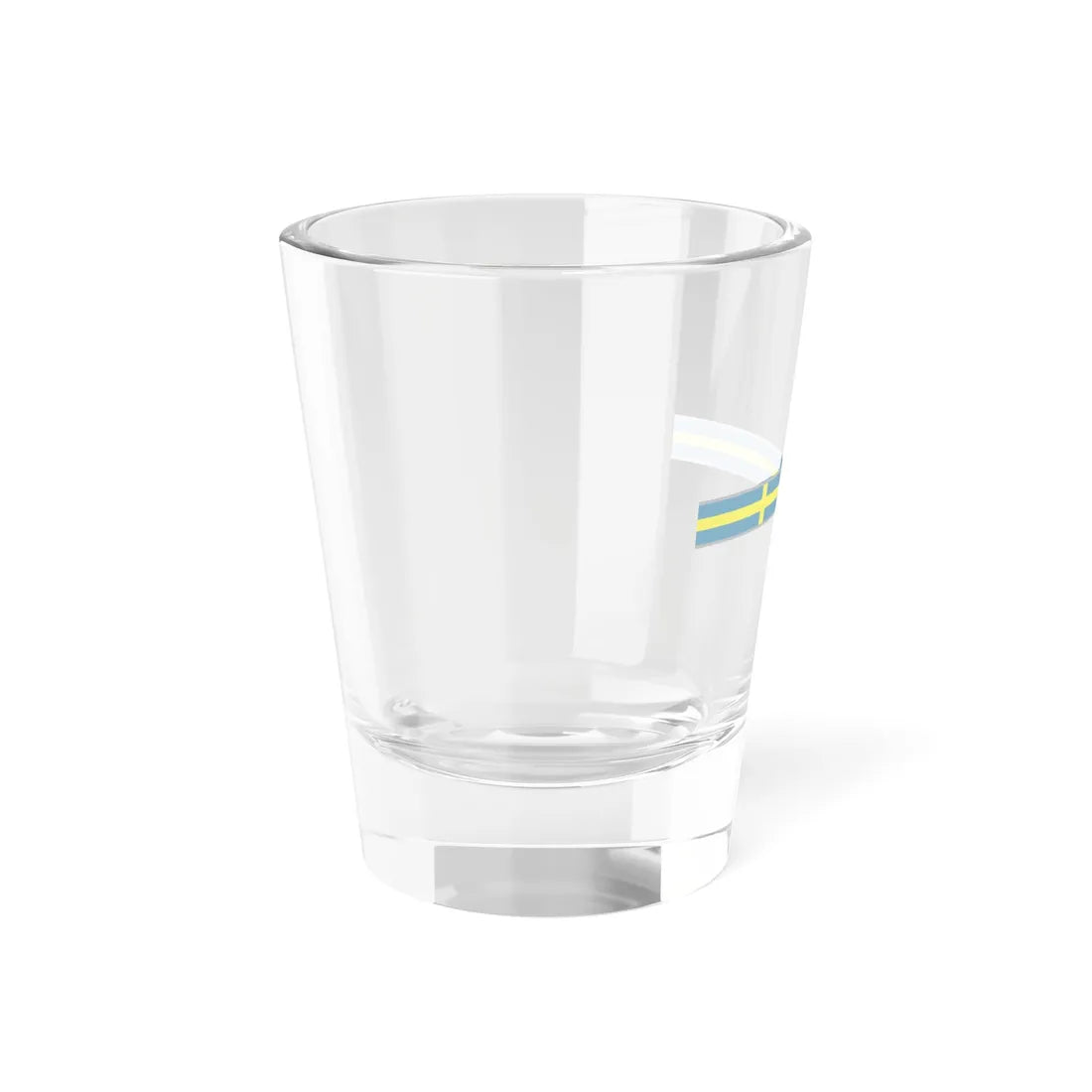 FlagRibbon Sweden Shrt (Sweden) Shot Glass 1.5oz - Go Mug Yourself