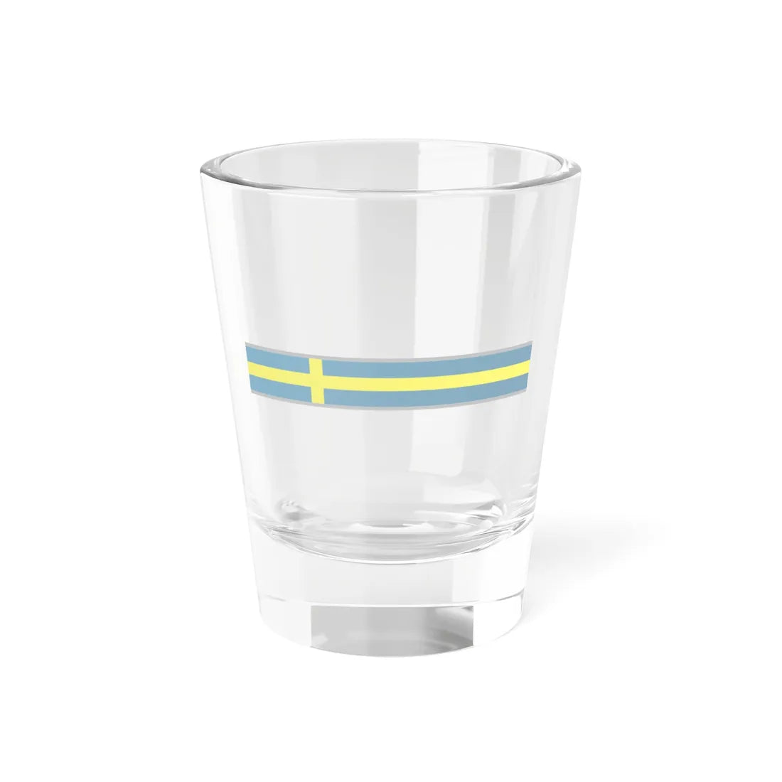 FlagRibbon Sweden Sup Shrt (Sweden) Shot Glass 1.5oz 1.5oz - Go Mug Yourself