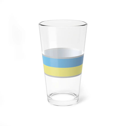 FlagRibbon Ukraine Sup Shrt (Ukraine) Pint Glass 16oz 16oz - Go Mug Yourself