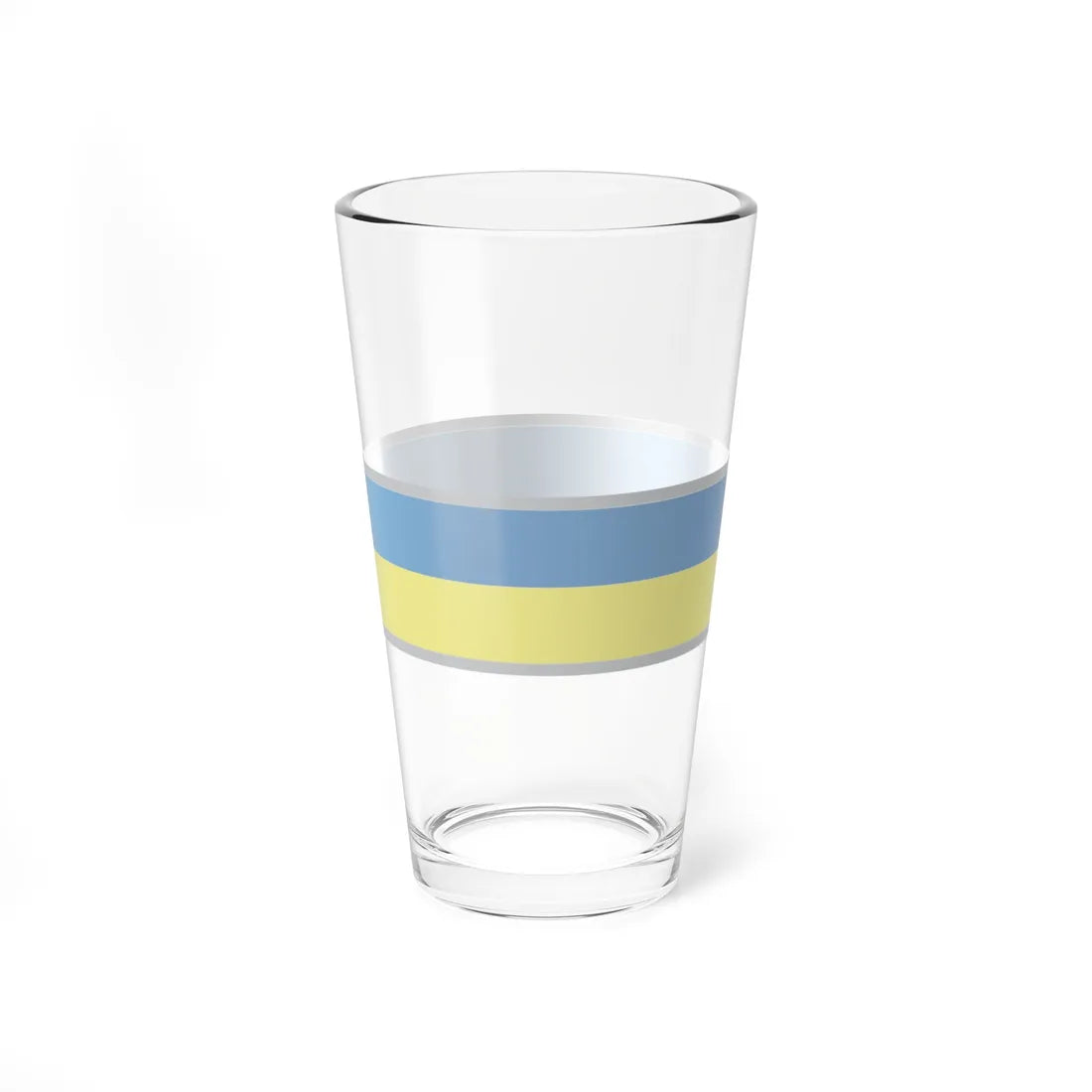 FlagRibbon Ukraine Sup Shrt (Ukraine) Pint Glass 16oz - Go Mug Yourself
