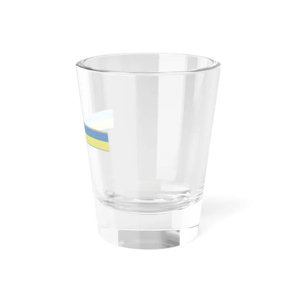 FlagRibbon Ukraine Sup Shrt (Ukraine) Shot Glass 1.5oz - Go Mug Yourself