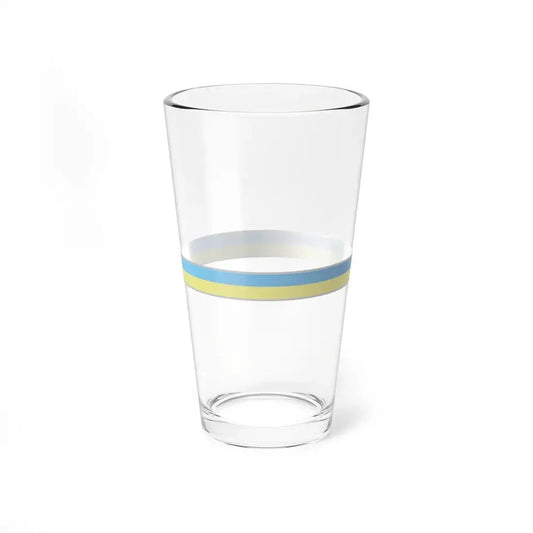 FlagRibbon Ukraine (Ukraine) Pint Glass 16oz 16oz - Go Mug Yourself