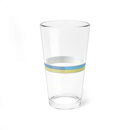 FlagRibbon Ukraine (Ukraine) Pint Glass 16oz - Go Mug Yourself