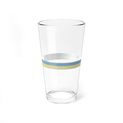 FlagRibbon Ukraine (Ukraine) Pint Glass 16oz - Go Mug Yourself