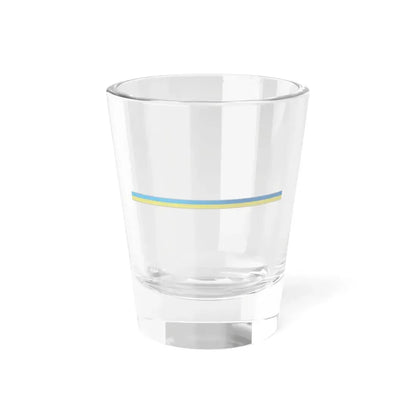 FlagRibbon Ukraine (Ukraine) Shot Glass 1.5oz 1.5oz - Go Mug Yourself