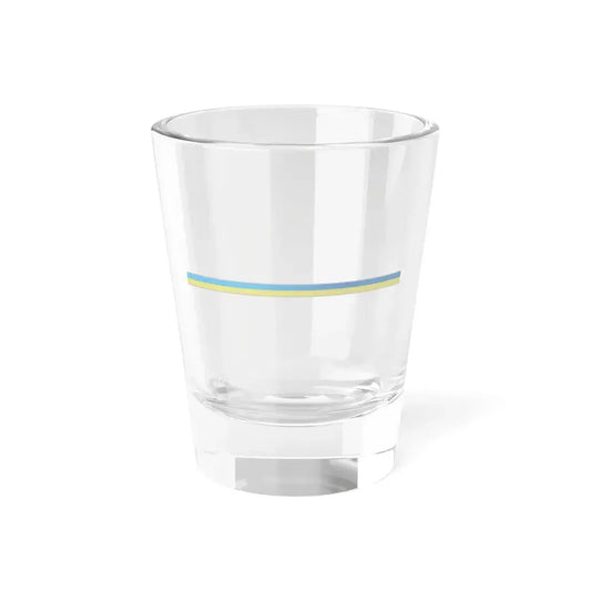 FlagRibbon Ukraine (Ukraine) Shot Glass 1.5oz 1.5oz - Go Mug Yourself