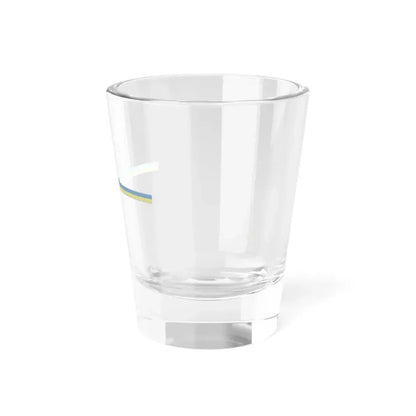 FlagRibbon Ukraine (Ukraine) Shot Glass 1.5oz - Go Mug Yourself
