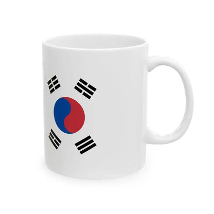 Flags of Bangladesh and South Korea 16-9 (Bangladesh) White Coffee Mug - Go Mug Yourself