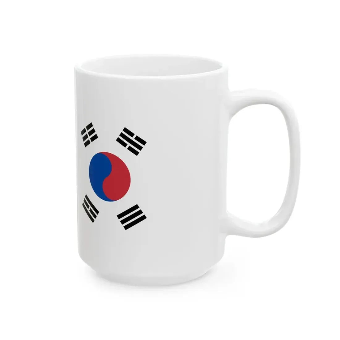 Flags of Bangladesh and South Korea 16-9 (Bangladesh) White Coffee Mug - Go Mug Yourself