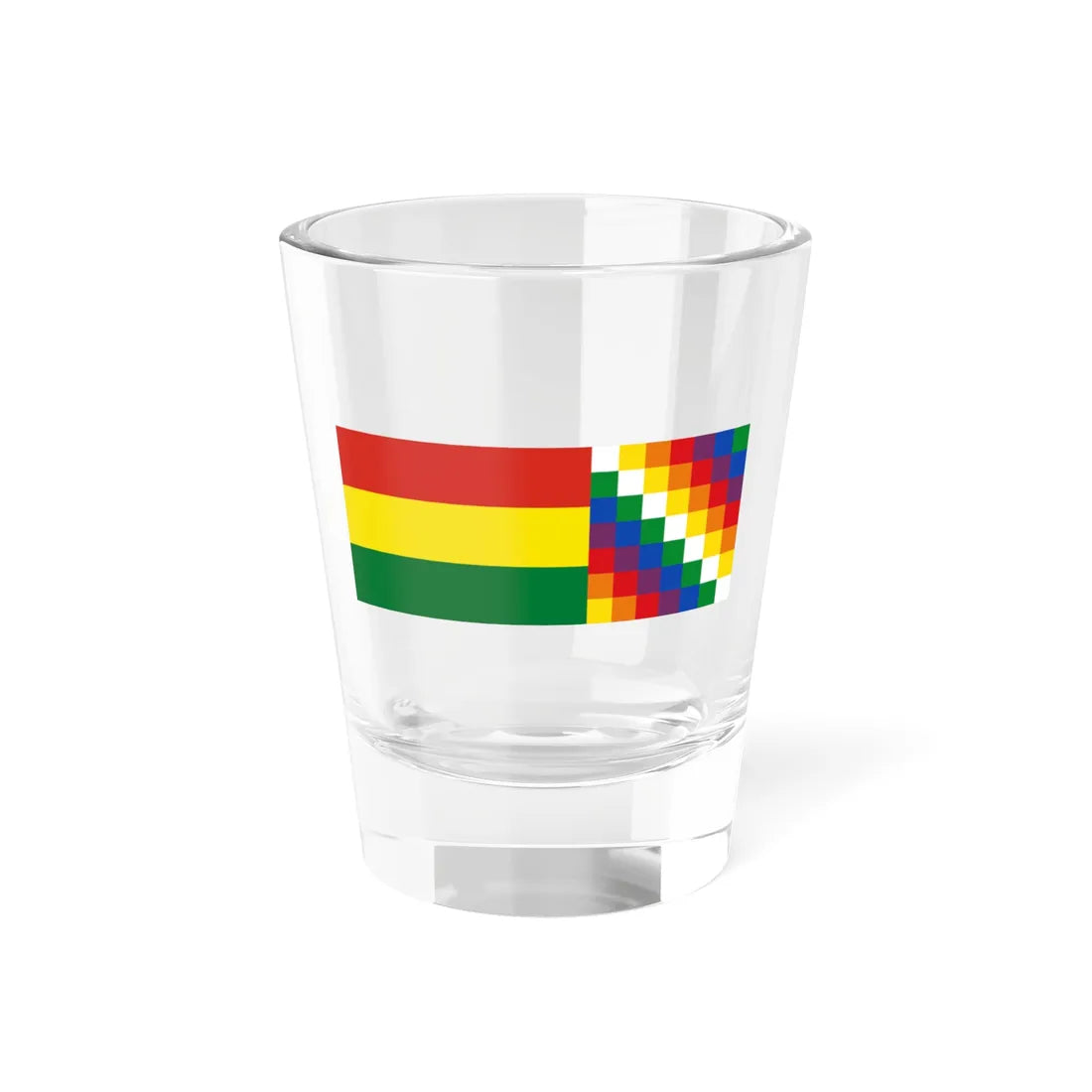 Flags of Bolivia (Bolivia) Shot Glass 1.5oz 1.5oz - Go Mug Yourself