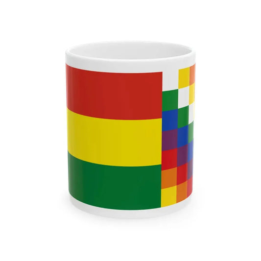 Flags of Bolivia (Bolivia) White Coffee Mug 11oz - Go Mug Yourself