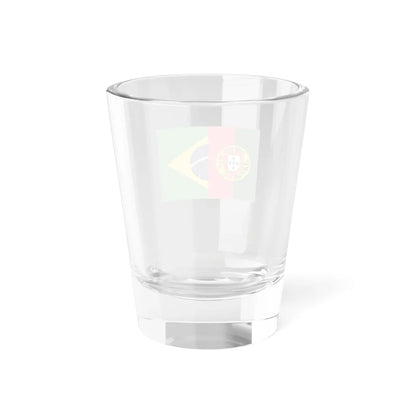 Flags of Brazil and Portugal (Brazil) Shot Glass 1.5oz - Go Mug Yourself