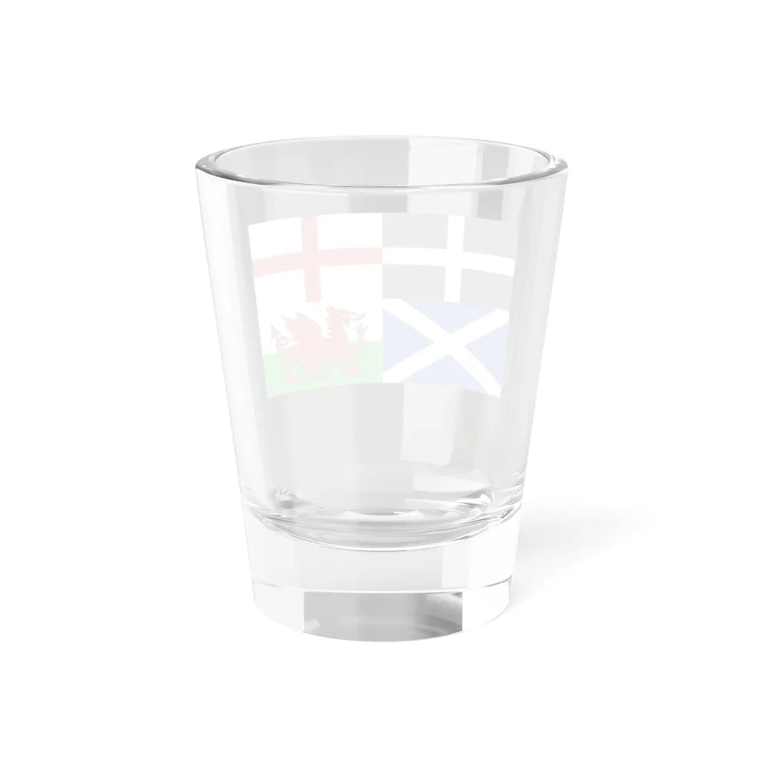Flags of Cornwall England Scotland and Wales (England) Shot Glass 1.5oz - Go Mug Yourself