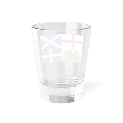 Flags of England Scotland Wales and Cornwall (England) Shot Glass 1.5oz - Go Mug Yourself