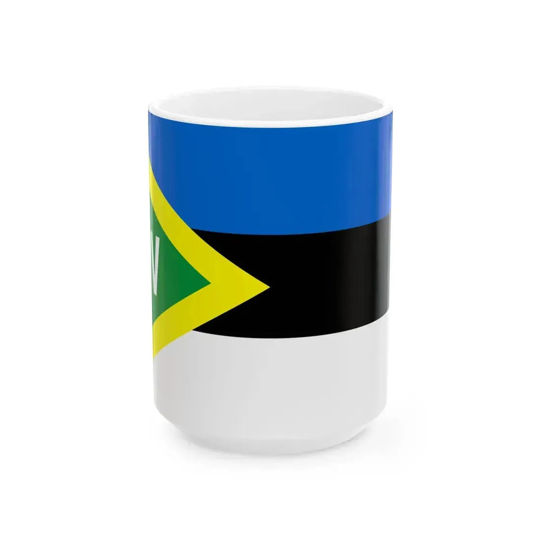 Flags of Estonia - Border Guards (Estonia) White Coffee Mug 15oz - Go Mug Yourself