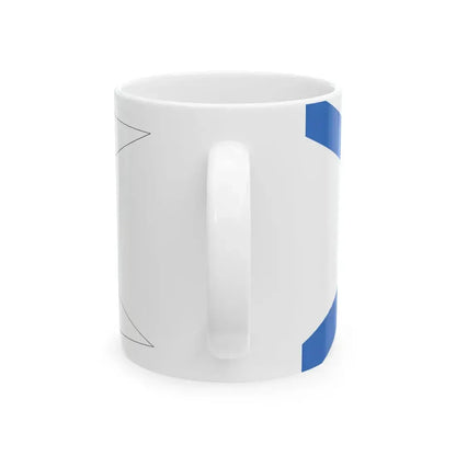 Flags of Estonia - Chief of Division (Estonia) White Coffee Mug - Go Mug Yourself