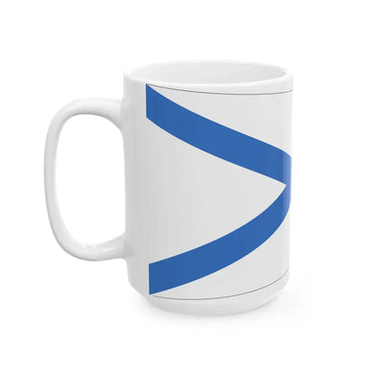 Flags of Estonia - Chief of Division (Estonia) White Coffee Mug - Go Mug Yourself