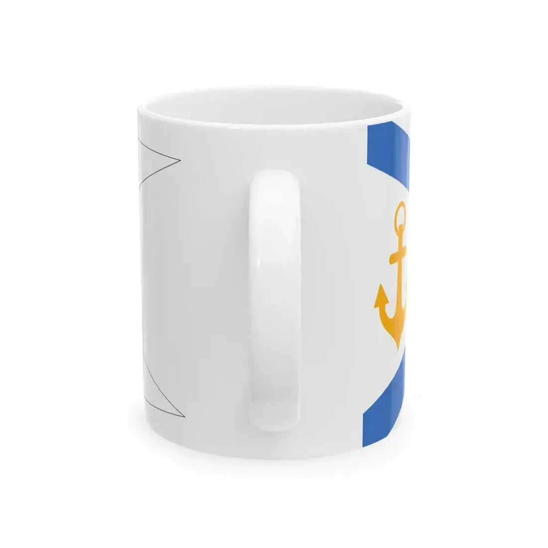 Flags of Estonia - Chief of Naval Forces (Estonia) White Coffee Mug - Go Mug Yourself