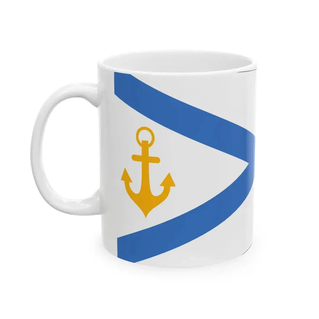 Flags of Estonia - Chief of Naval Forces (Estonia) White Coffee Mug - Go Mug Yourself