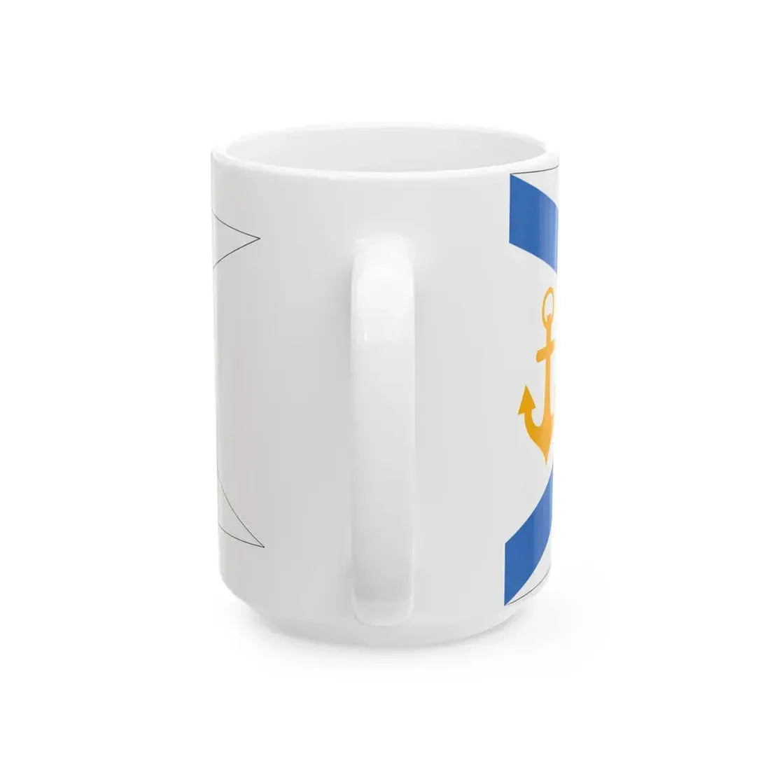 Flags of Estonia - Chief of Naval Forces (Estonia) White Coffee Mug - Go Mug Yourself
