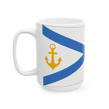 Flags of Estonia - Chief of Naval Forces (Estonia) White Coffee Mug - Go Mug Yourself