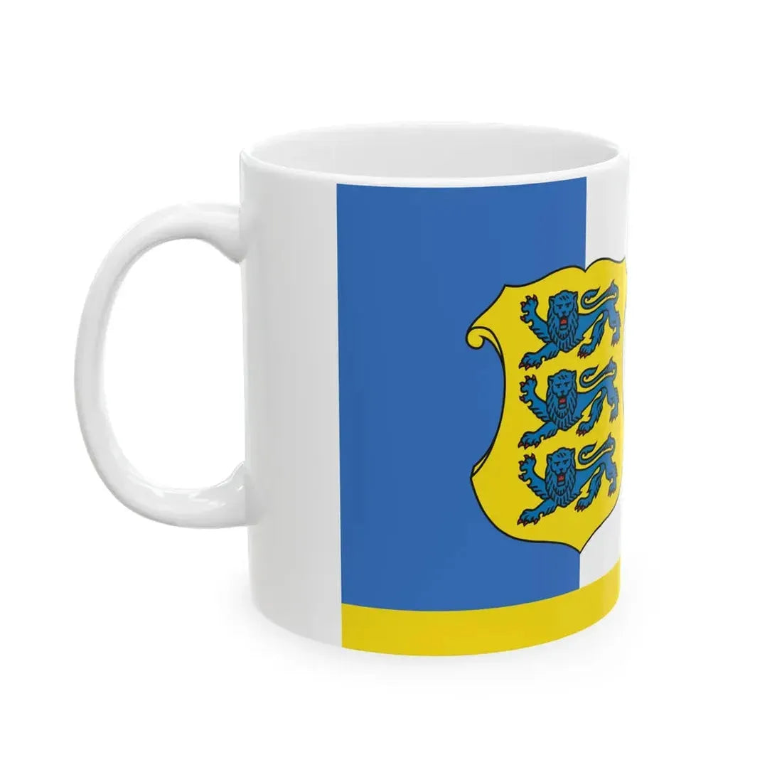 Flags of Estonia - Major General (Estonia) White Coffee Mug - Go Mug Yourself