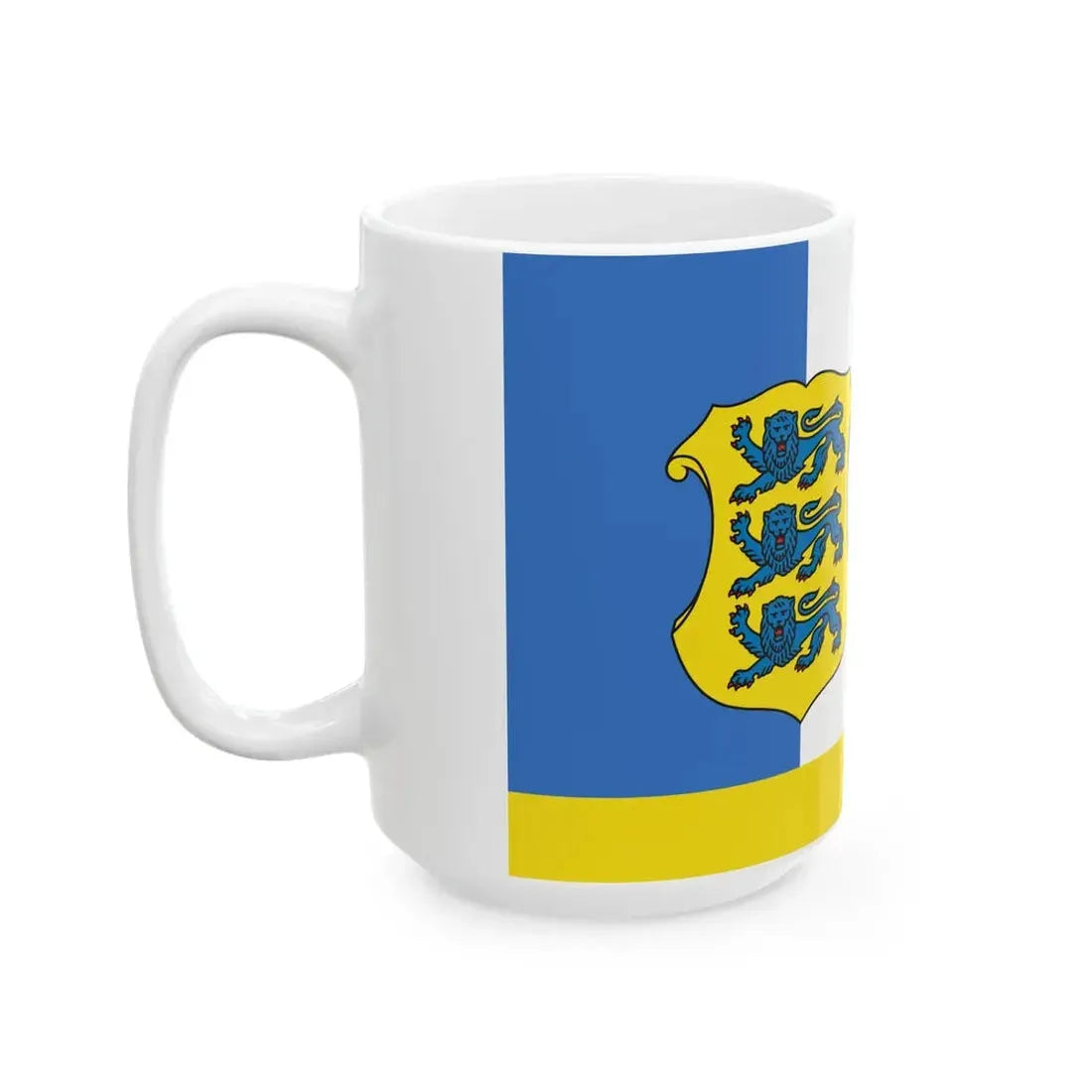 Flags of Estonia - Major General (Estonia) White Coffee Mug - Go Mug Yourself