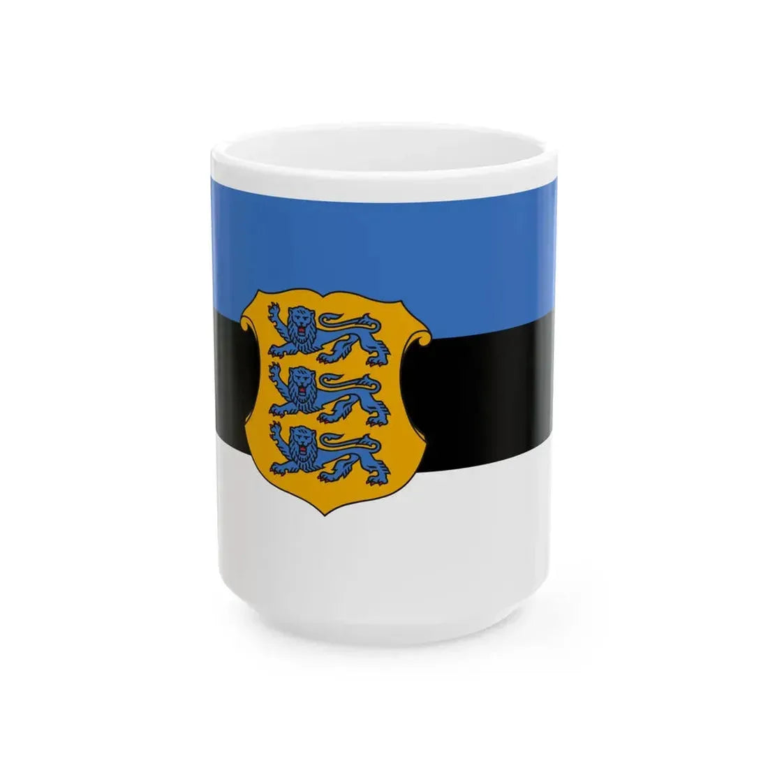 Flags of Estonia - Minister of Defence (Estonia) White Coffee Mug 15oz - Go Mug Yourself
