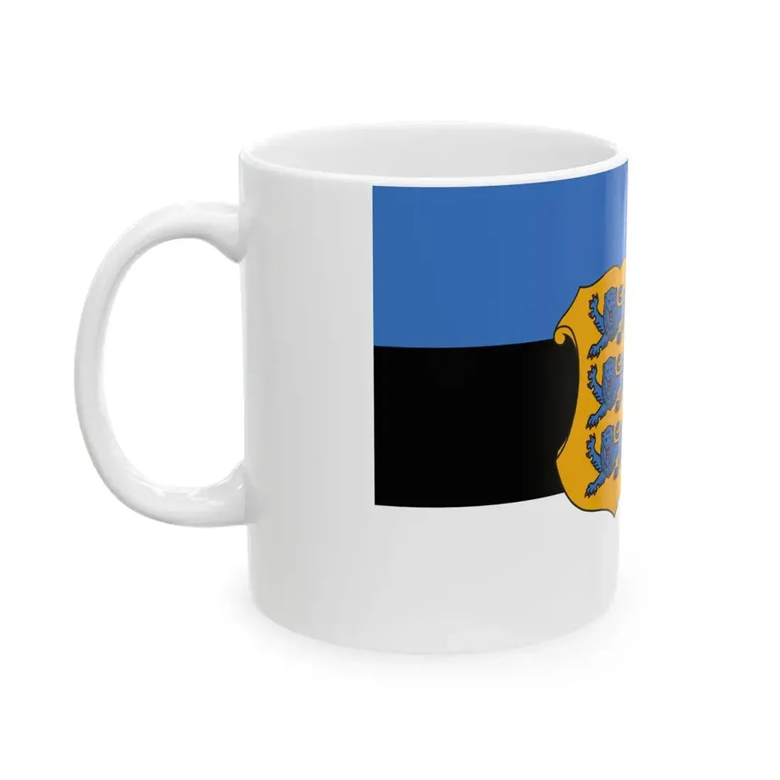 Flags of Estonia - Minister of Defence (Estonia) White Coffee Mug - Go Mug Yourself