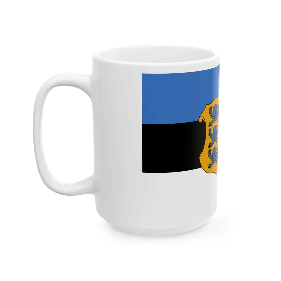 Flags of Estonia - Minister of Defence (Estonia) White Coffee Mug - Go Mug Yourself