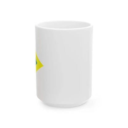 Flags of Estonia - Minister of Internal Affairs pennant (Estonia) White Coffee Mug 15oz - Go Mug Yourself