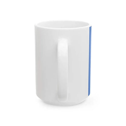 Flags of Estonia - Rear Admiral (Estonia) White Coffee Mug - Go Mug Yourself