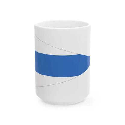 Flags of Estonia - Senior Officer Afloat (Estonia) White Coffee Mug 15oz - Go Mug Yourself